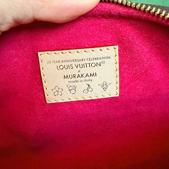 Louis Vuitton X Takashi Murakami Monogram Cerises Mini Bumbag - Picture 7 of 9